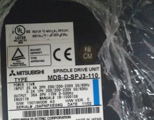 1PC Brand NEW MDS-D-SPJ3-110 Mitsubishi spindle drive