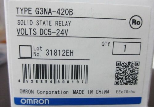 OMRON Solid State Relay G3NA-420B 100-240VAC Brand NEW IN BOX G3NA420B