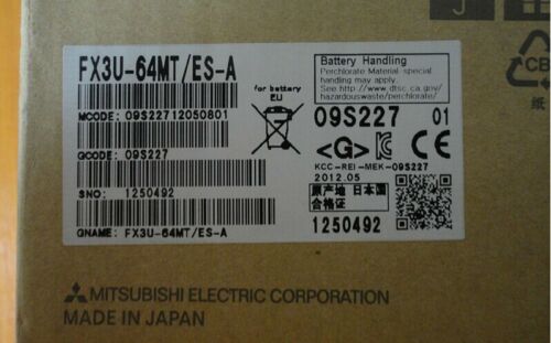 1PCS Mitsubishi Programmable Controller FX3U-64MR/ES-A New