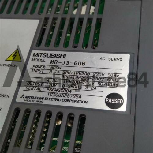 New MITSUBISHI SERVO DRIVE MR-J3-60B MRJ360B