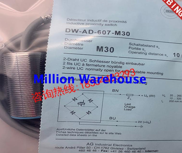 1 pcs new Contrinex DW-AD-611-M30-120