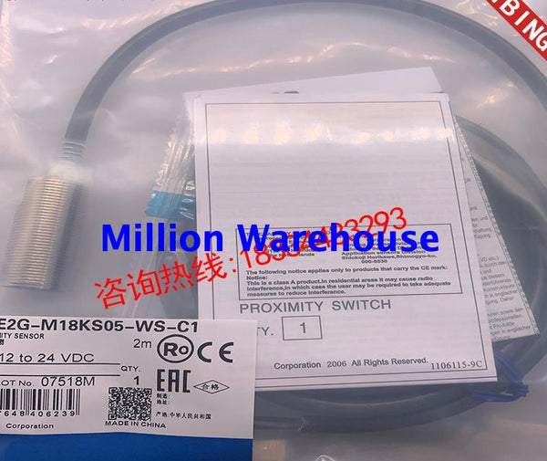 1 pcs new Omron E2G-M18KS05-WS-B2