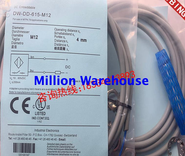 1 pcs new Contrinex DW-DD-615-M12