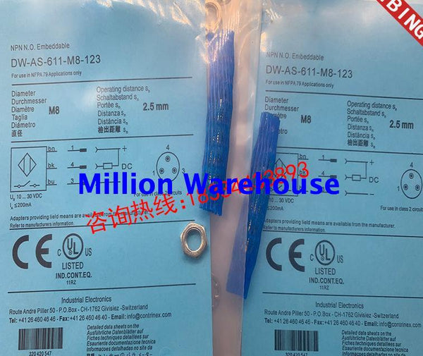 1pcs new CONTRINEX DW-AS-611-M8
