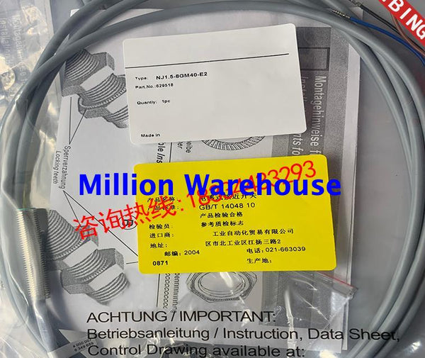 1pcs new Pepperl+Fuchs NJ1.5-8GM40-E2