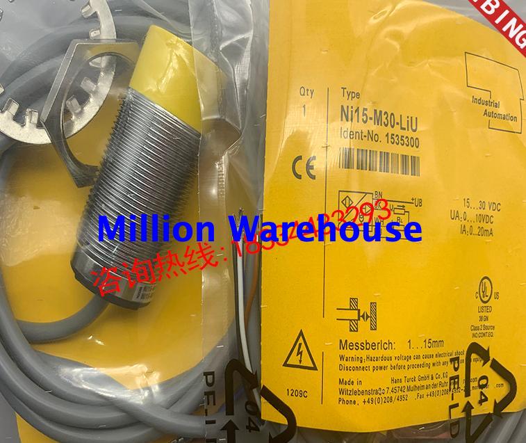 1pcs new TURCK NI15-M30-LIU