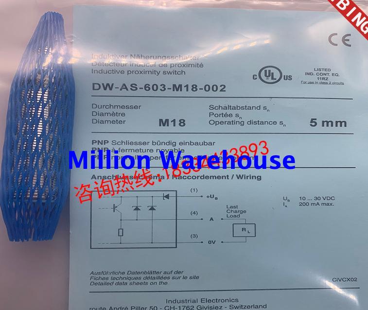 1pcs new CONTRINEX DW-AS-602-M18-002