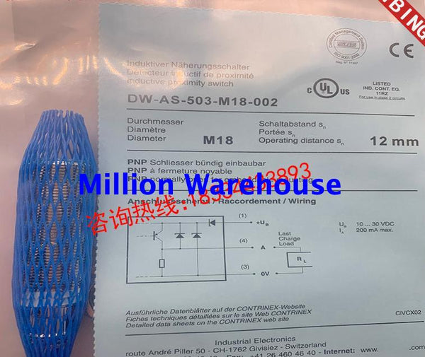 1pcs new CONTRINEX DW-AS-503-M18-002