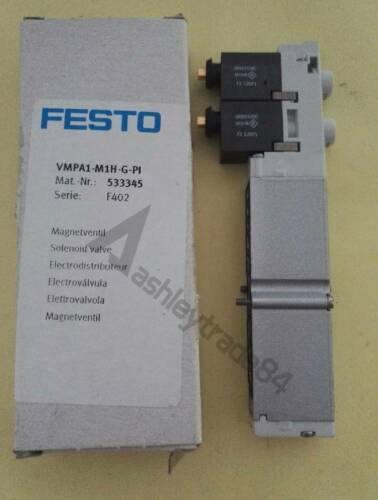 One FESTO NEW VMPA1-M1H-G-PI 533345 PLC Solenoid Easy Valve Replacement