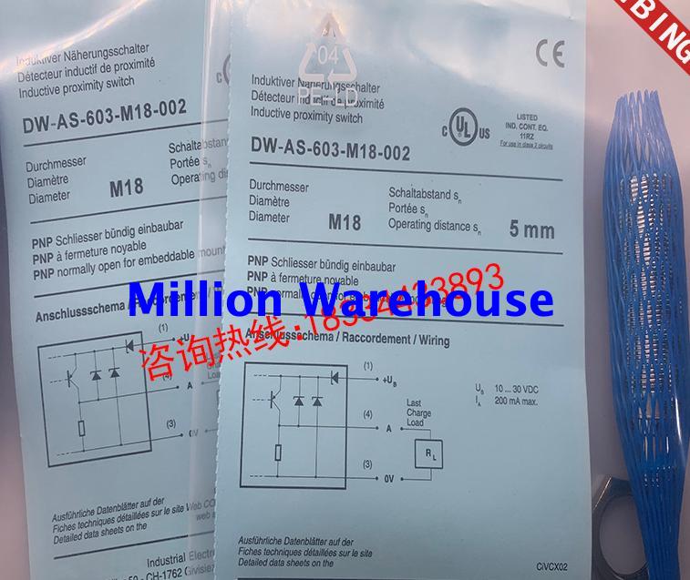 1 pcs new Contrinex DW-AS-603-M18-002