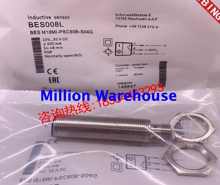 1pcs new BALLUFF BES M18MI-PSC80B-S04G