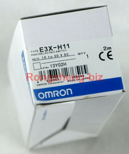 NEW OMRON E3X-H11 10-30VDC PhotoElectric Switch