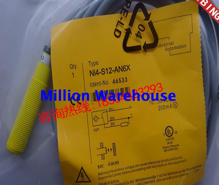 1pcs new TURCK NI4-S12-AN6X