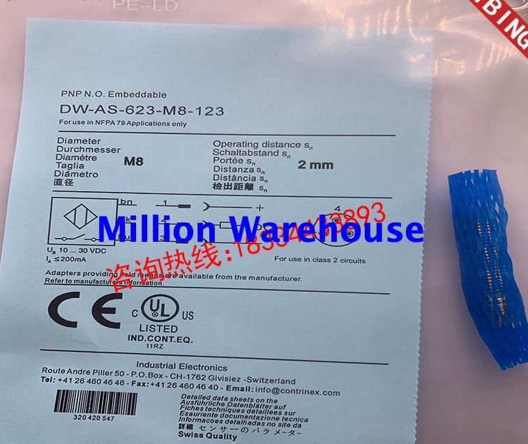 1 pcs new Contrinex DW-AS-624-M8-123