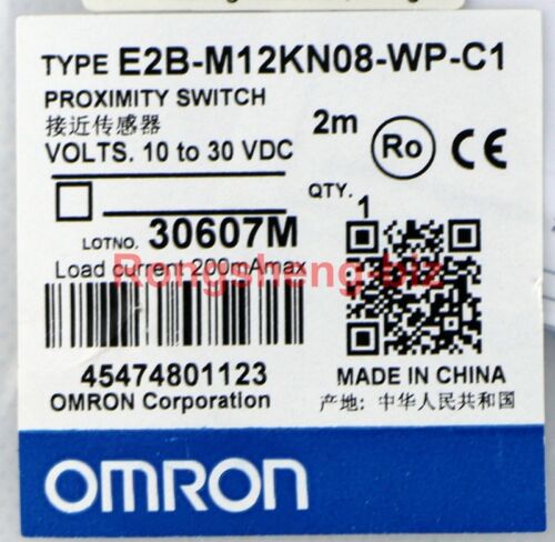 1PC Brand New OMRON Proximity Sensor E2B-M12KN08-WP-C1 10-30VDC 2M