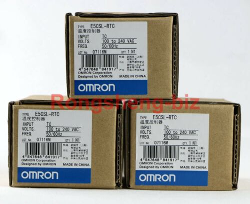 One New & Genuine Omron Temperature Controller E5CSL-RTC E5CSLRTC 100-240V