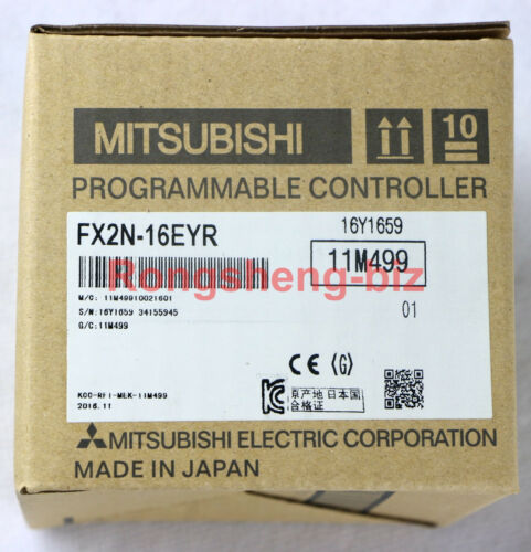 1PC Mitsubishi Programmable Controller PLC FX2N-16EYR FX2N16EYR New In Box