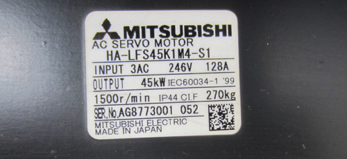 1PC New Mitsubishi servo motor HA-LFS45K1M4-S1