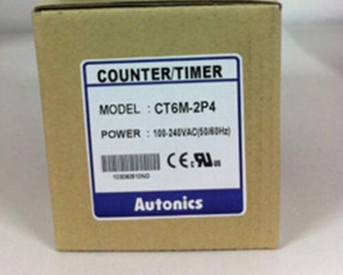 1PC Brand NEW IN BOX AUTONICS counter CT6M-2P4 100-240VAC