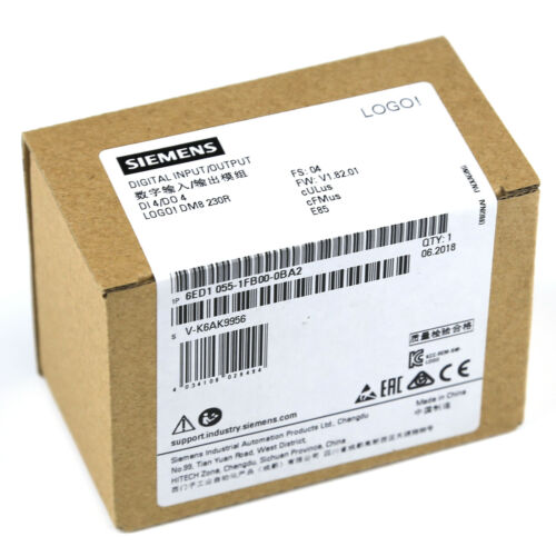 1PCS New Siemens LOGO!8 LOGO DM8 230R 6ED1055-1FB00-0BA2 6ED1 055-1FB00-0BA2