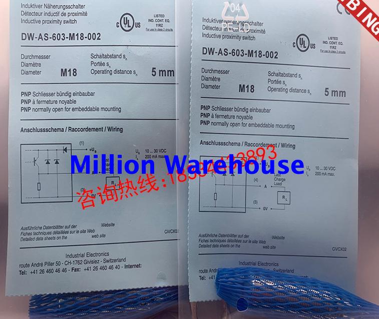1 pcs new Contrinex DW-AS-603-M18-002