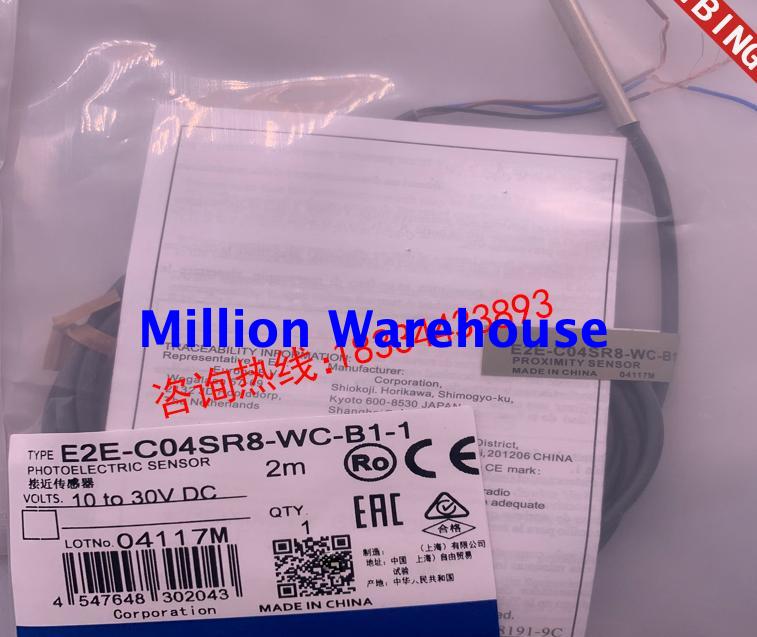 1pcs new Omron E2E-C04SR8-WC-B1