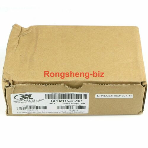 One New In Box CONDOR GPFM115-28-107 Drager Switching Power Supply