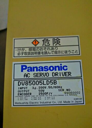 1PC NEW PANASONIC AC SERVO DRIVER DV85005LD5B