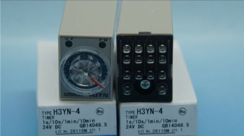 New IN BOX OMRON Timer H3YN-4 1S DC24