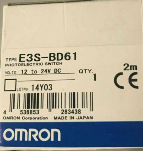 1PC New Omron Photoelectric Switch E3S-BD61