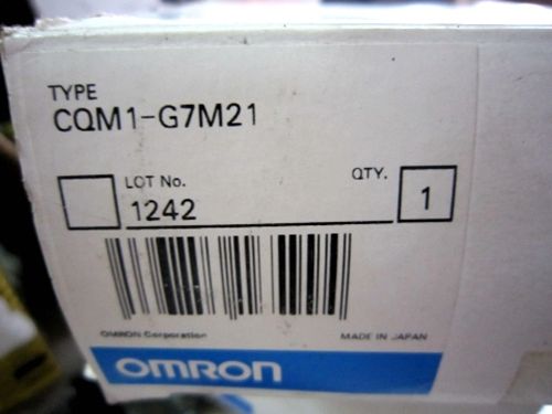 Brand NEW IN BOX OMRON PLC CQM1-G7M21 CQM1G7M21