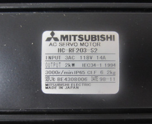 1PC New Mitsubishi Servo Motor HC-RF203-S2