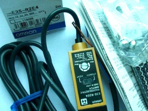 One New Omron, E3S-R2E4, Photoelectric Sensor Switch 12-24VDC