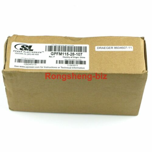 One New In Box CONDOR GPFM115-28-107 Drager Switching Power Supply