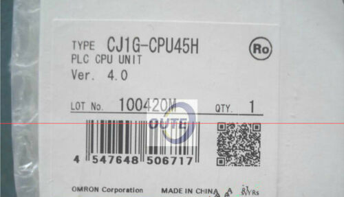 NEW IN BOX OMRON Programmable Controller CJ1G-CPU45H CJ1GCPU45H PLC
