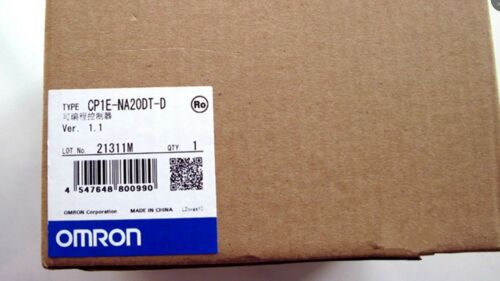 NEW IN BOX OMRON PLC CPU Unit CP1E-NA20DT-D CP1ENA20DTD