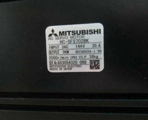 1PC NEW Mitsubishi Servo Motor HC-SFS702BK