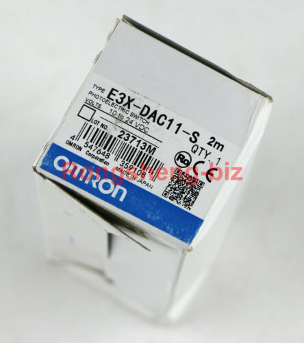 1PC NEW IN BOX OMRON PHOTOELECTRIC SWITCH E3X-DAC11-S 12-24VDC
