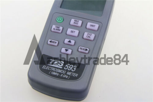 TES-593 ElectroSmog Meter 3 axis isotropic measurements EMF NEW