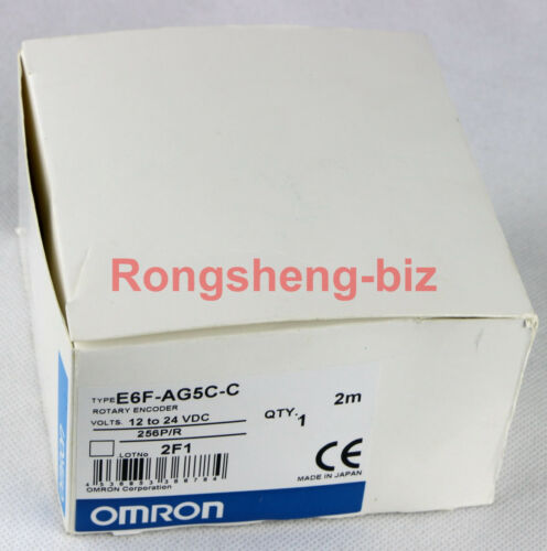 New Omron E6F-AG5C-C 256P/R Rotary Encoder