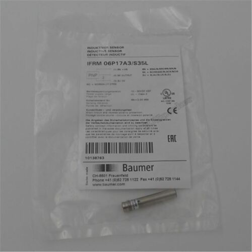 06P17A3 / S35L Ifrm Baumer Sensors 1Pc New ot
