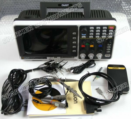 OWON MSO7102T Mixed Logic Analyzer 100Mhz 1GS/s 500MS/s 7.8'' LCD