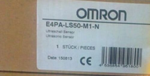 1PC Brand NEW OMRON ultrasonic displacement sensor E4PA-LS50-M1-N