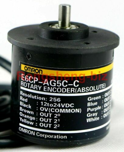 One New OMRON E6CP-AG5C-C E6CPAG5CC 256P/R Absolute Rotary Encoder Original