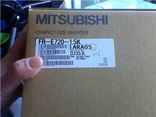 New 1PCS Inverter Fr-E720-1.5K 1.5Kw 220V Mitsubishi Plc Module