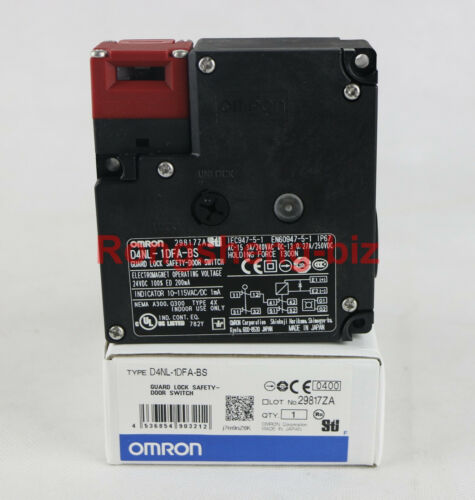 NEW Omron D4NL-1DFA-BS PLC Safety Switch, Lock Door