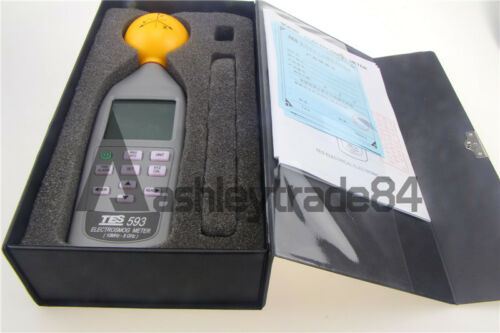 TES-593 ElectroSmog Meter 3 axis isotropic measurements EMF NEW