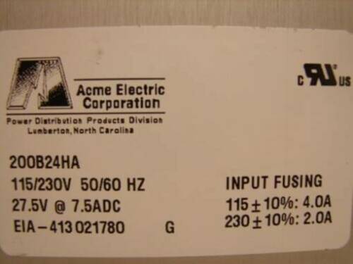 1PC NEW IN BOX ACME transformer 200B24HA 200B24HA