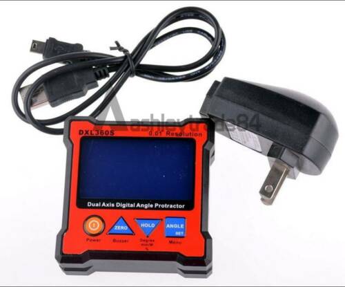 Professional DXL360S Dual Axis Digital Protractor Inclinometer Level Box 0.01¡ã