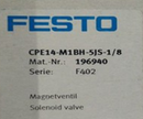 1PC NEW FOR FESTO Solenoid Valve CPE14-M1BH-5JS-1/8 196940
